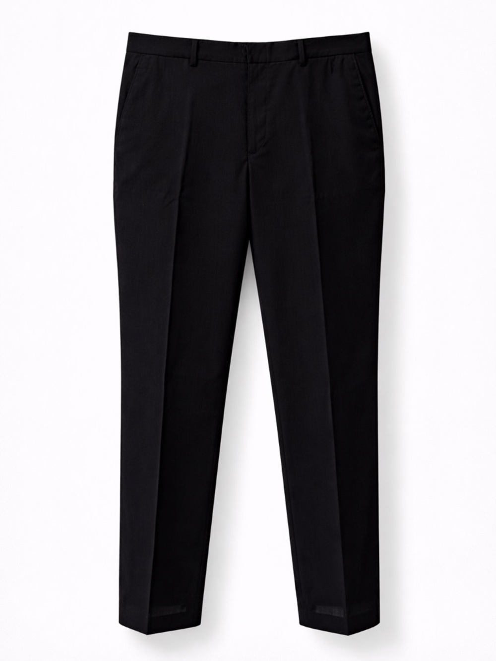 Club Monaco Black Wool Suit 40R/32 Slim Fit 2-Piece Classic - Picture 5 of 8